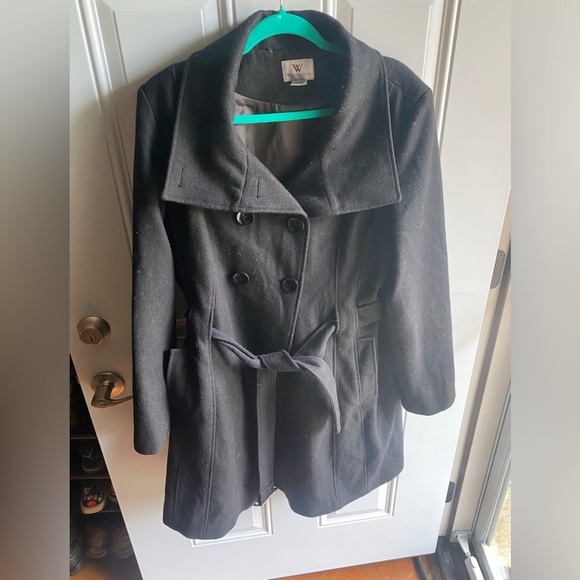 XL Worthington Wool Pea Coat - Picture 2 of 7